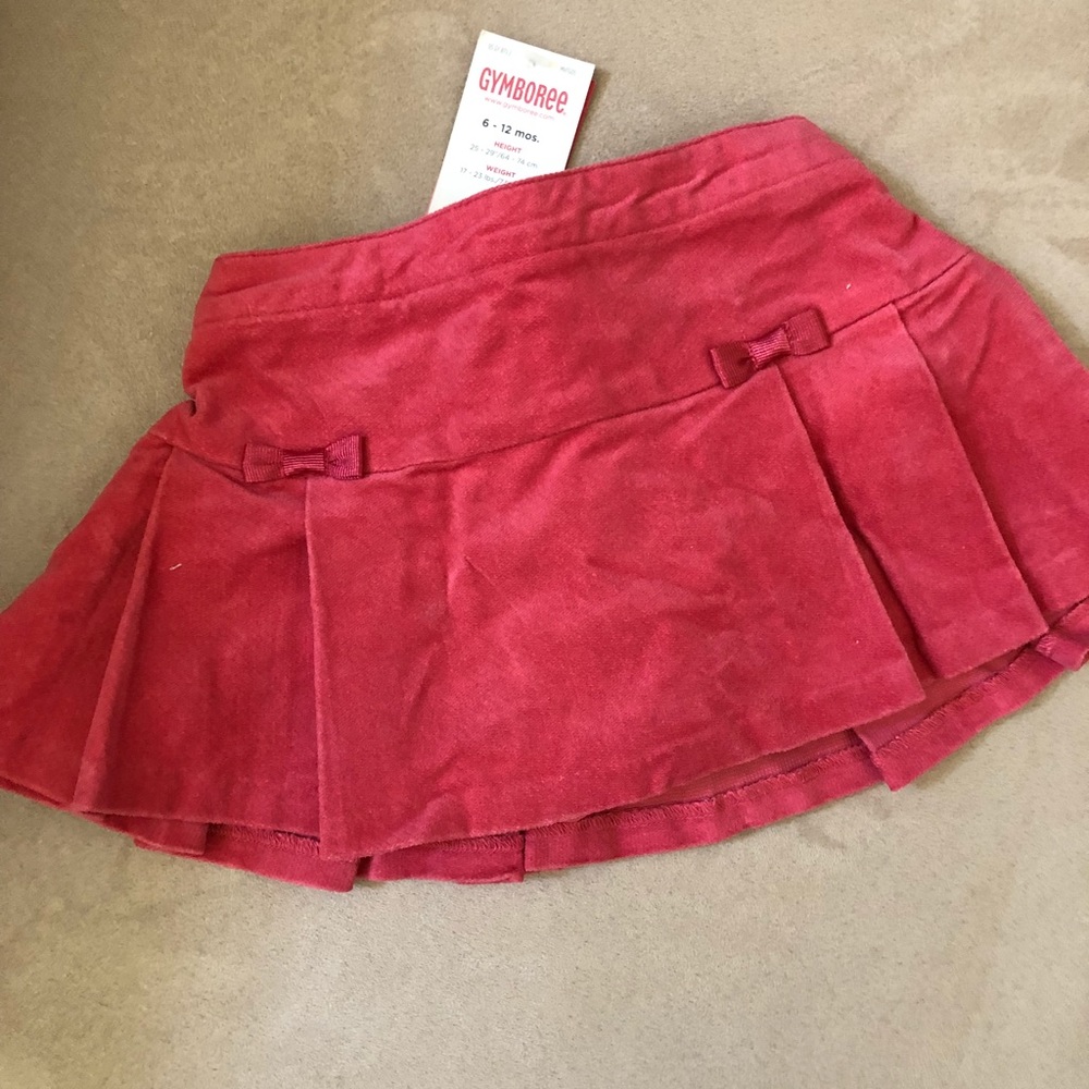 Pretty Pink Velvet Skirt NWT